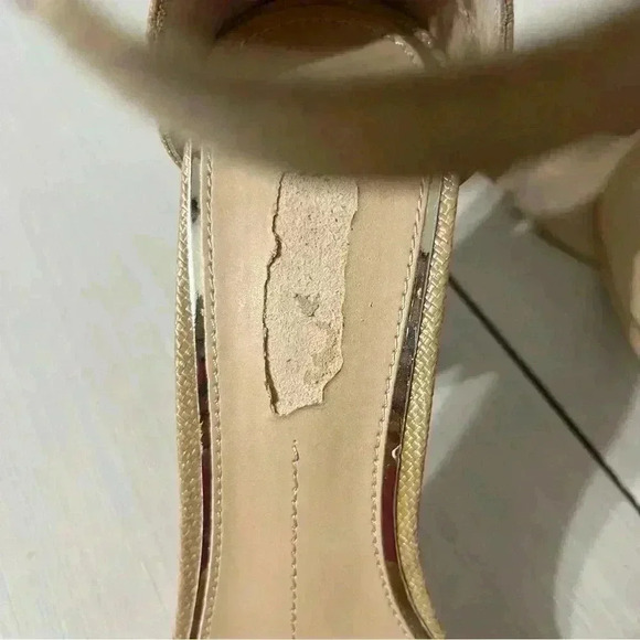 Gianni Bini Joenahtwo Natural Straw Fruit Embellished Block Heel Sandals Summer - Picture 10 of 16